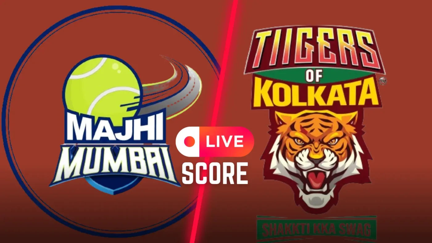 Majhi Mumbai Vs Tiigers Of Kolkata Live Score Update Ball by Ball