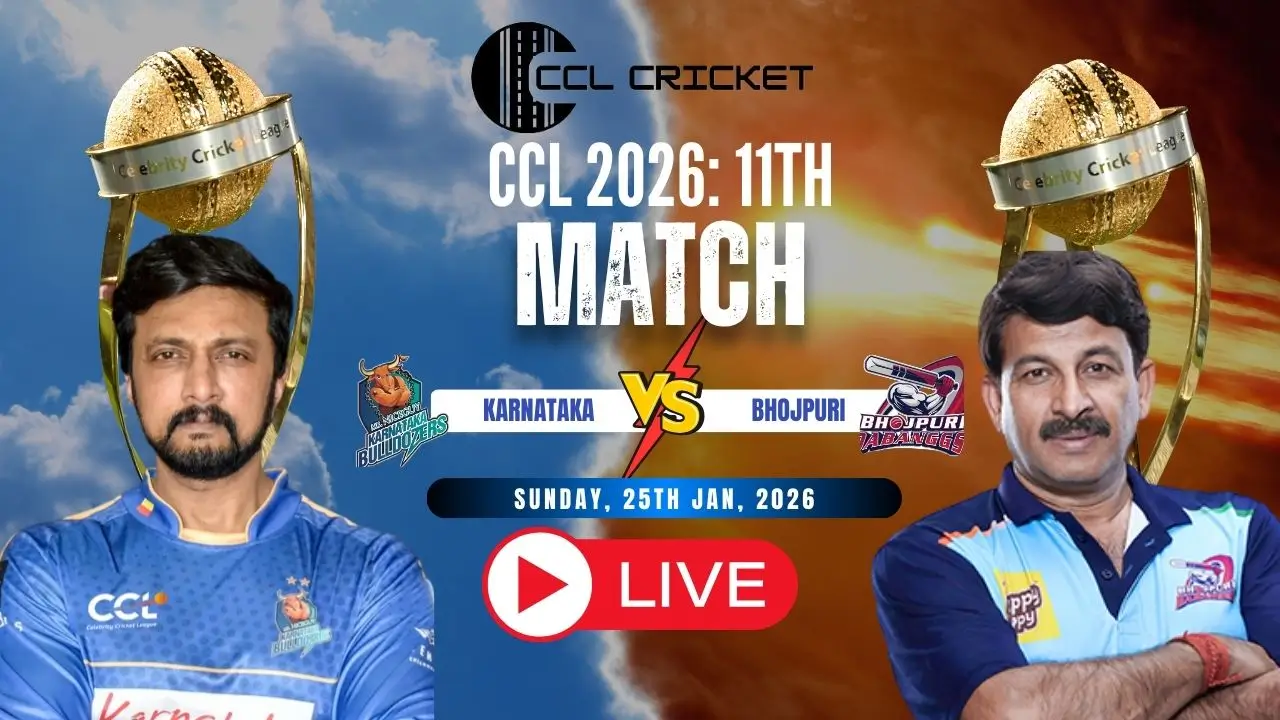 Bhojpuri Dabanggs Vs Karnataka Bulldozers Live Match 11