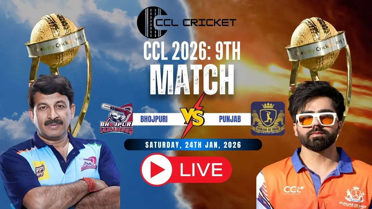 Punjab De Sher vs Bhojpuri Dabanggs Live Match 9